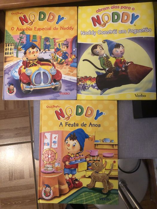 3 livros do Noddy