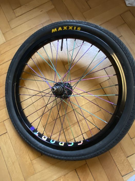 tylne koło BMX – custom setup