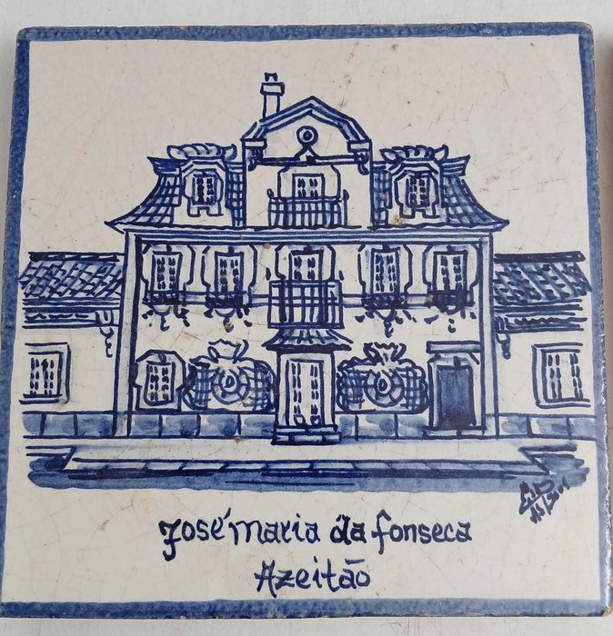 2 Azulejos | Azulejo com Expressão Matemática | José Maria da Fonseca