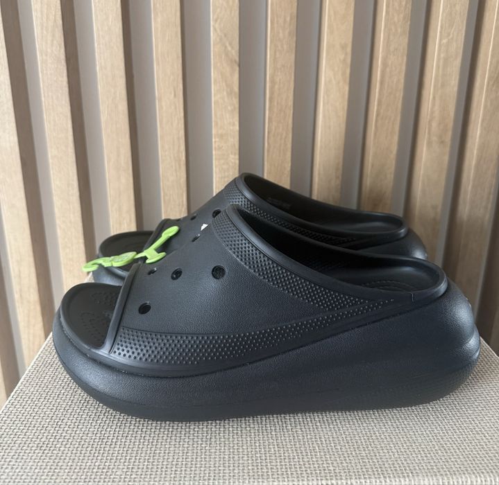 Klapki damskie Crocs Crush r. 41-42 w10 Czarne Nowe Modne