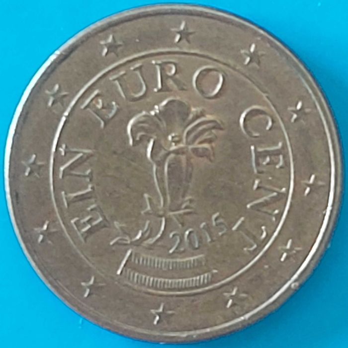 1 cêntimo de 2015 da Áustria