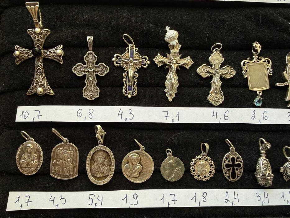 кулони підвіски - срібло