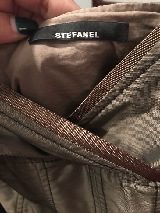 Vestido Midi Stefanel Bronze