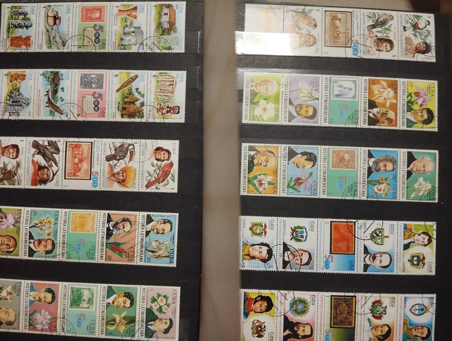 duży klaser ze znaczkami