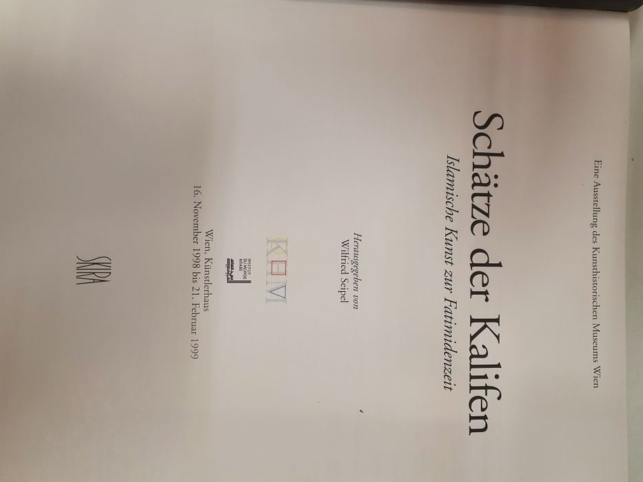 Arte islâmica da era fatímida. Catálogo de exposições do Museu
