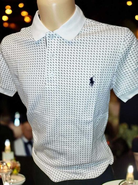 Koszulka bawełniana Polo Ralph Lauren, biała M regular fit