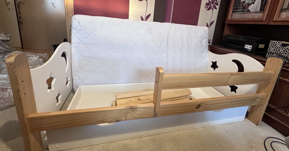 Łóżko dzieciece z materacem 160x80