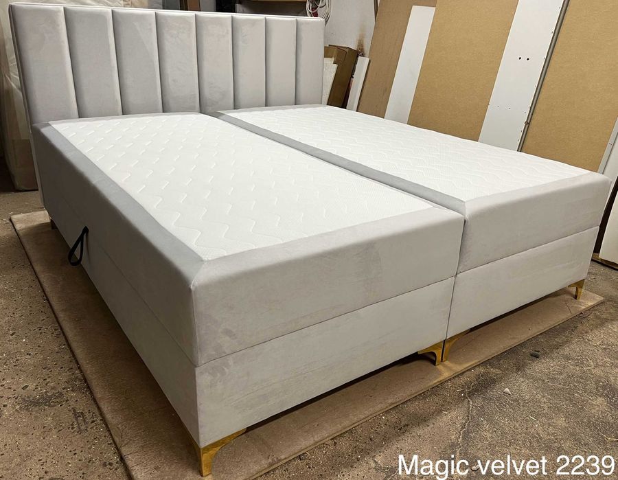 Łóżko kontynentalne KLARA 120, 140, 160, 180, 200 PRODUCENT POCKET