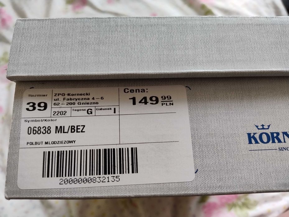 Mokasyny damskie KORNECKI r.38 NOWE