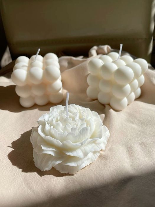 Формові арома свічки з соєвого воску.Від 80.00 грн.Подарункові набори