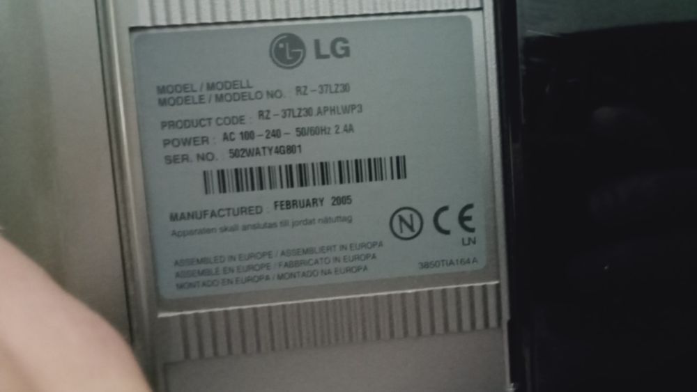 TV Lg Rz-37 lz 30
