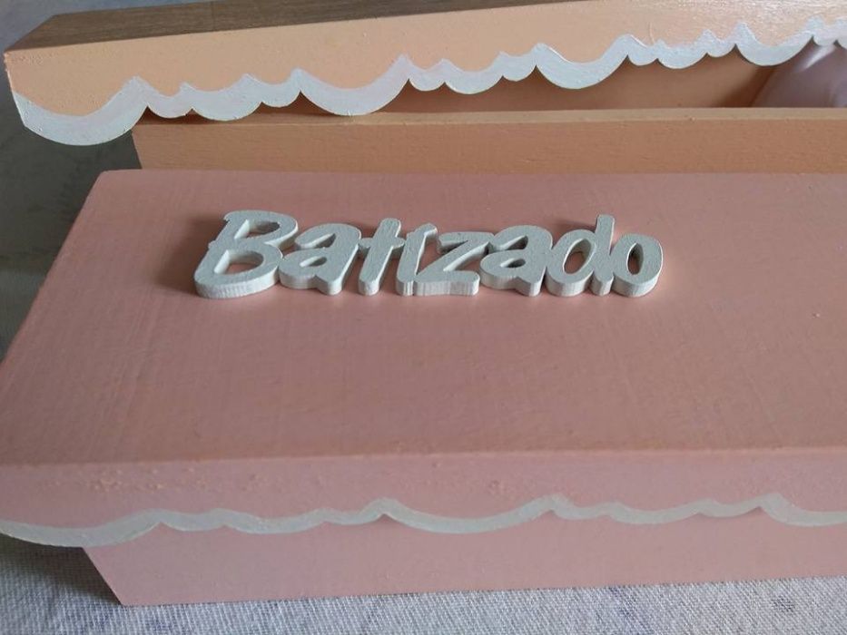 Caixa para Vela de Batizado (personalizada) - NOVA - Baratíssima