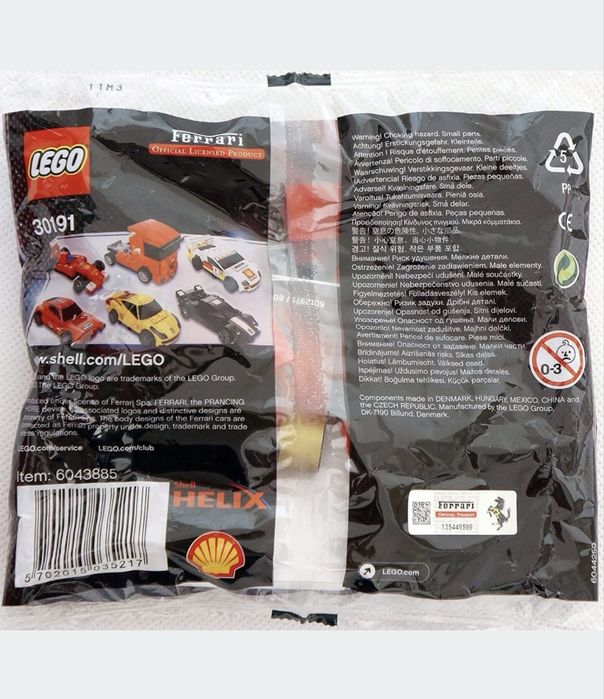 Lego Scuderia Ferrari Truck Shell - nowe