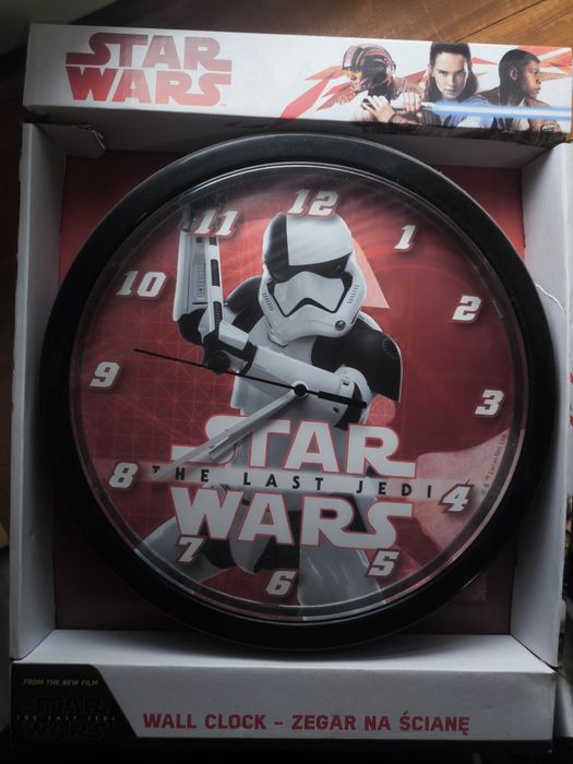 Zegar na ścianę star wars