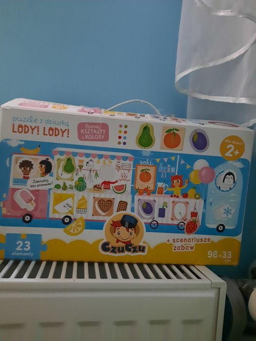 Puzzle z dziurką Czuczu lody 2+ lody