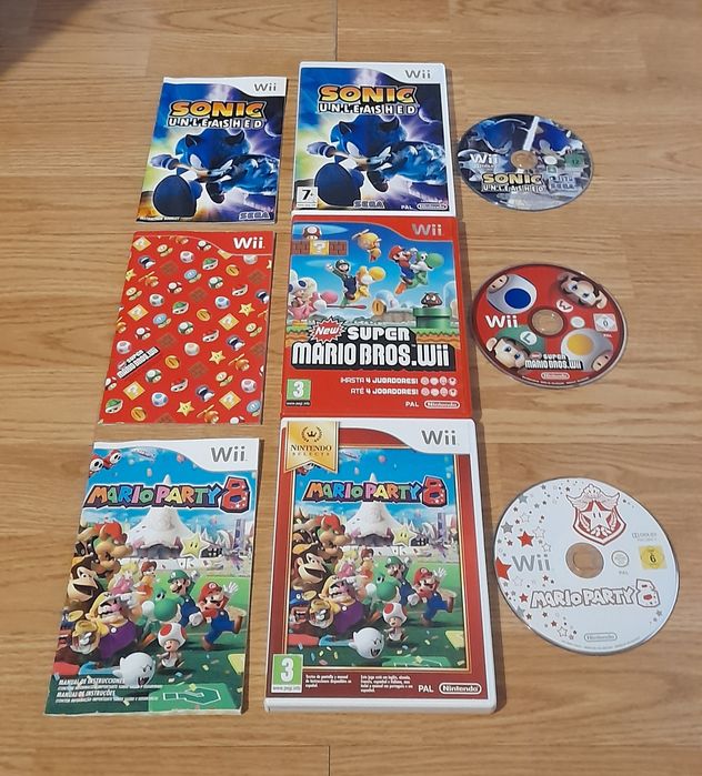 Jogos Wii Nintendo Wii/Wii U (Originais/Completos)