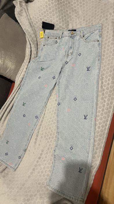 Jeansy louis vuitton M/L spodnie dzinsy