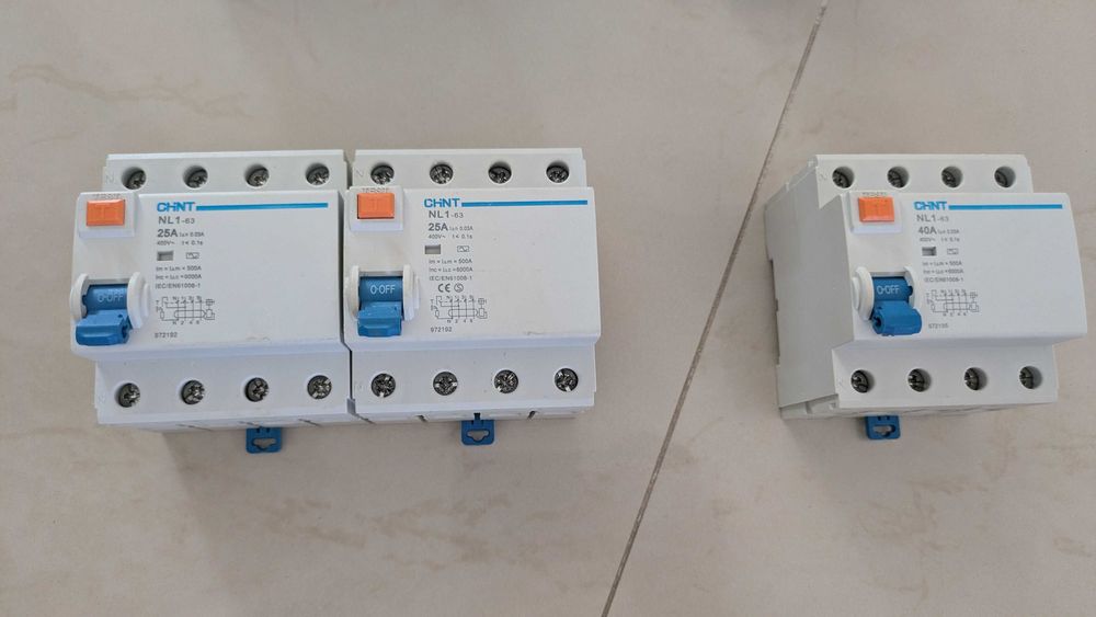 Diferenciais e Disjuntores CHINT – Como Novos!