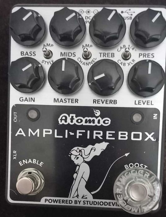 Pedal Atomic Ampli-Firebox – modelação de Amps de Guitarra