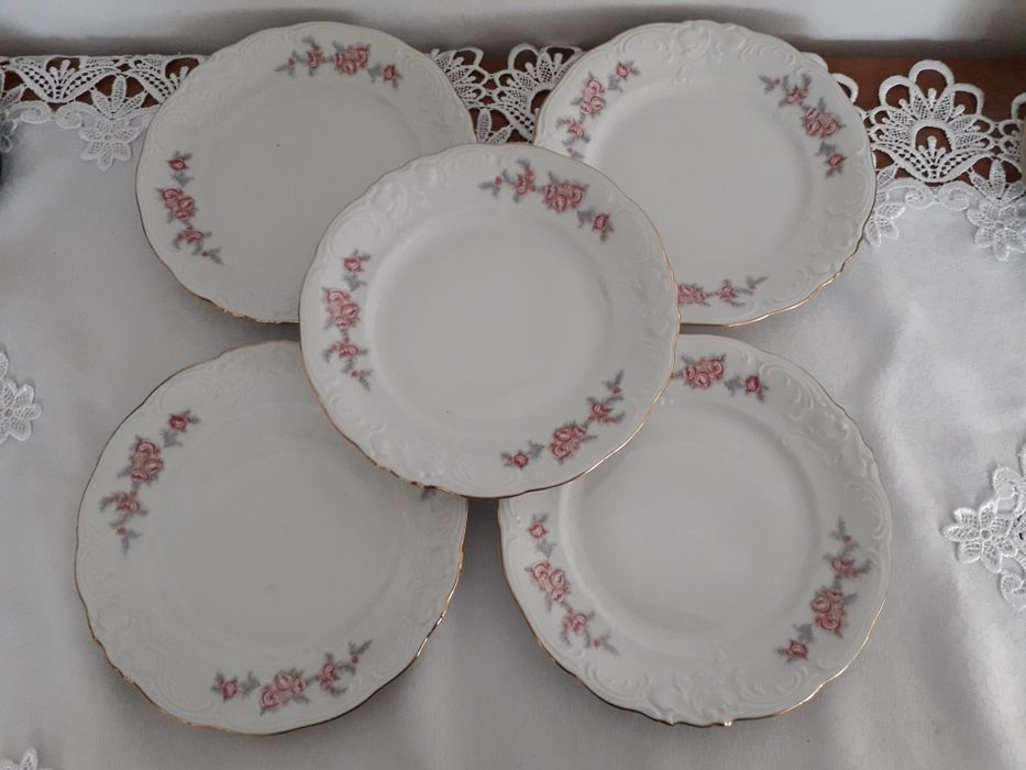 Talerzyki porcelana WAWEL