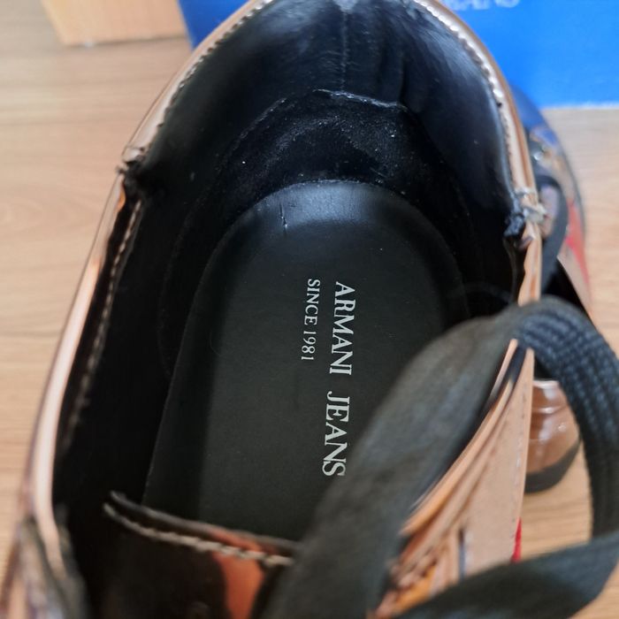 Кроссовки кеды мокасины унисекс Armani Jeans p.40