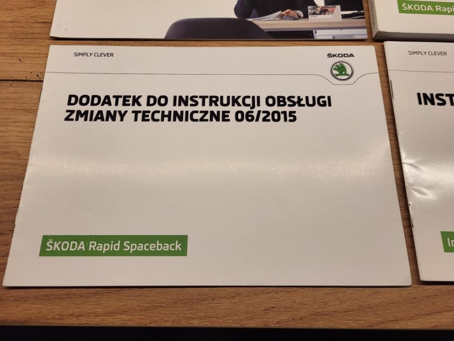 Instrukcja obsługi Skoda Rapid 05/2015 PL etui