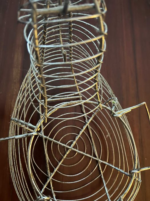 Decoração Galinha de metal