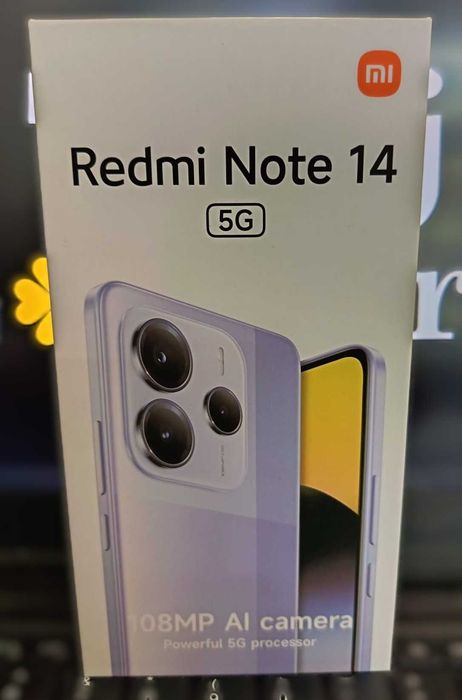 Telefon Redmi Note 14 5G 8GB 256GB Czarny Nowy Plomby / TWÓJ Lombard / Częstochowa