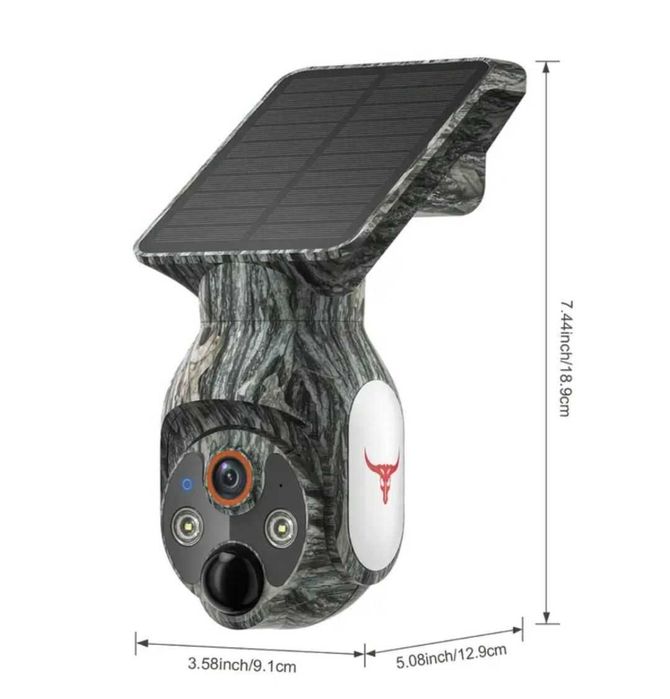 Камера відеоспостереження з сонячною панеллю. Ві-фі