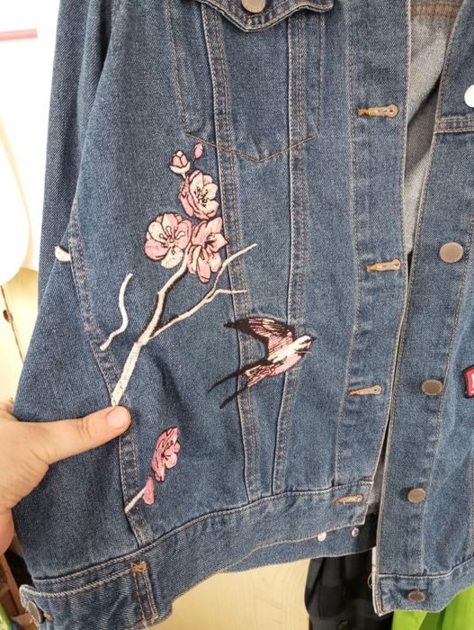 Kurtka jeans oversize H&M