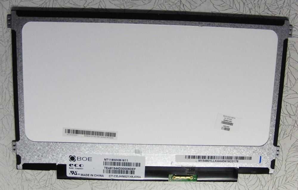 Матрица/Дисплей/экран/11.6" NT116WHM N116BGE,N21,3,4,5,B116XTN,M116NWR