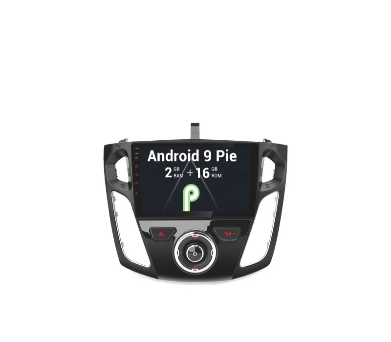 AUTO RADIO PARA FORD FOCUS COM ANDROID 9.0 LCD TÁCTIL 9" E CARPLAY