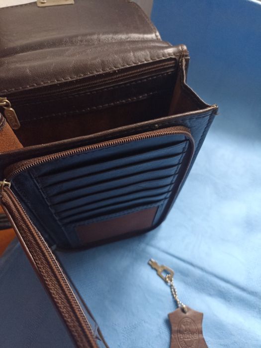 Чоловіча  кросбоді  сумка через плече сумка барсетка натуральна  шкіра