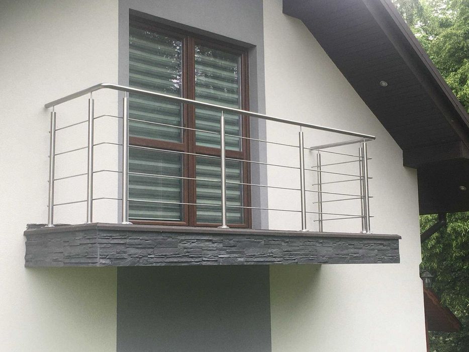 Balustrady nierdzewne, zabezpieczenia okienne