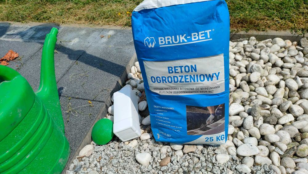Beton w workach do ogrodzeń ogrodzenie
