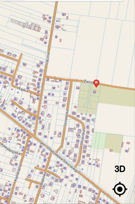Działka budowlana Ostrów Maz 1097m2 ul.Żwirowa