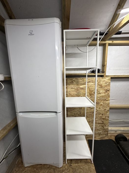 Regal metalowy loft bialy ocynkowany do lazienki warsztatu