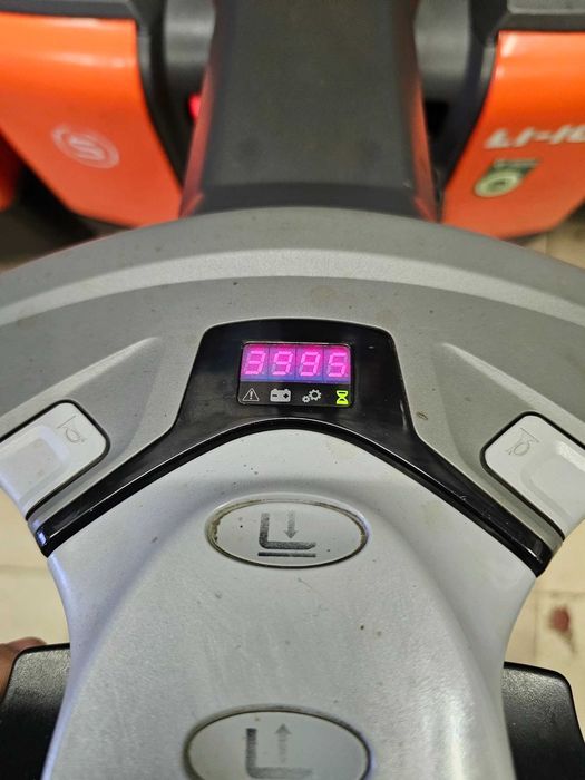 Paleciak elektryczny wózek widłowy lekki Toyota HWE100 rok 2019 UDT