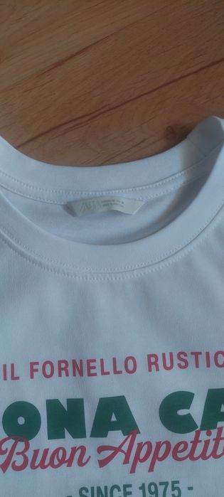 Koszulka Zara M bawełna
