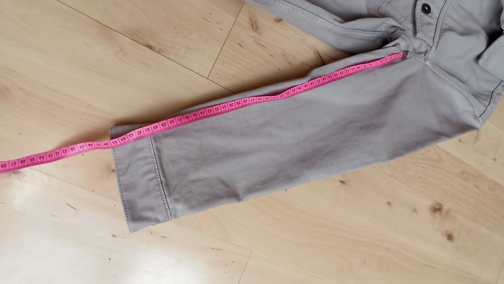 Kurtka jeansowa beżowa Mango M casual na guziki