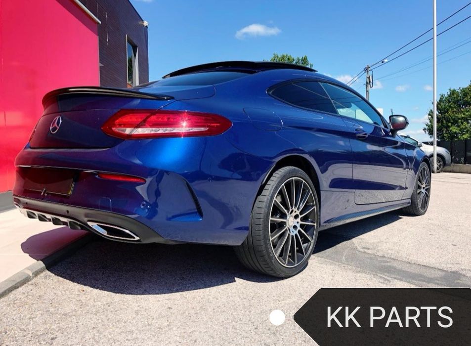 LIP SPOILER AILERON MERCEDES-BENZ C63 AMG W205 CARBONO/PRETO
