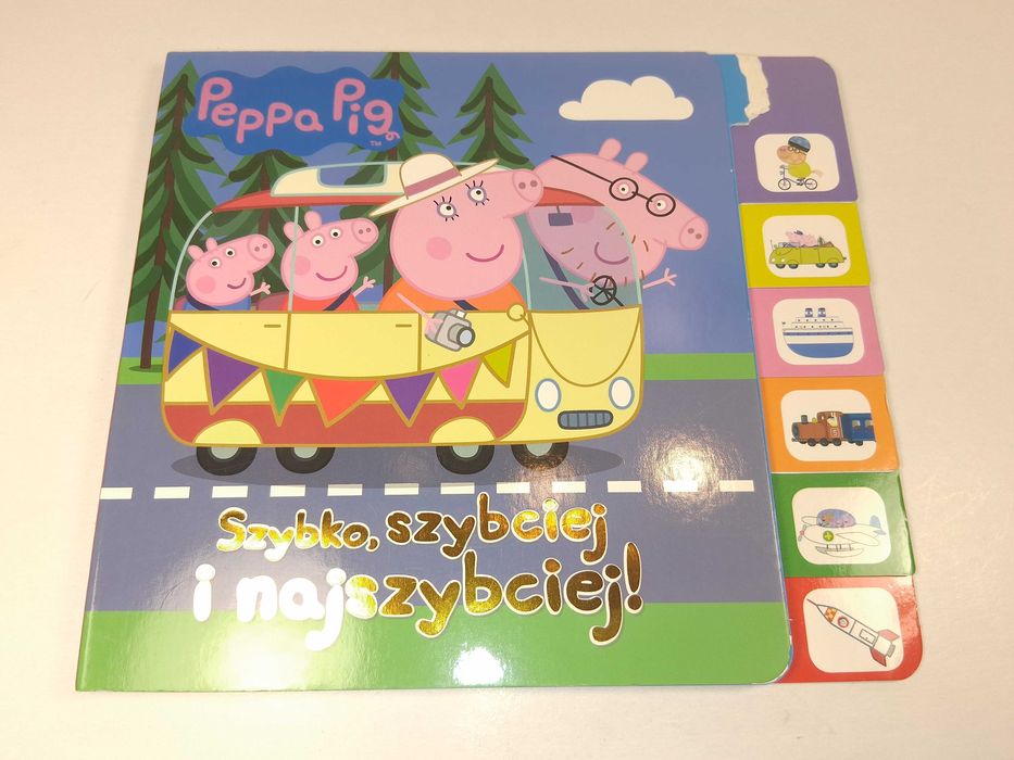 D148 Świnka Peppa Szybko Szybciej I Najszybciej Książka Z Zakładkami