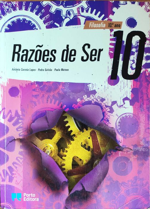 Livro Escolar Razões de Ser 10 ano - Filosofia + Caderno de Atividades
