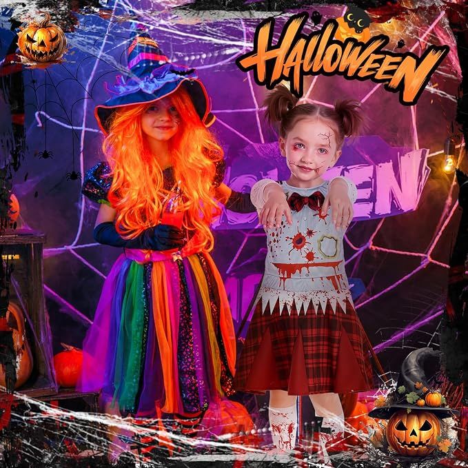 Strój kostium przebranie Halloween Karnawał Dziecięcy 110-125 cm 5-7 lat 9155