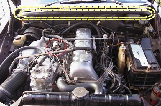 uszczelka sciany grodziowej mercedes w108 w114 115