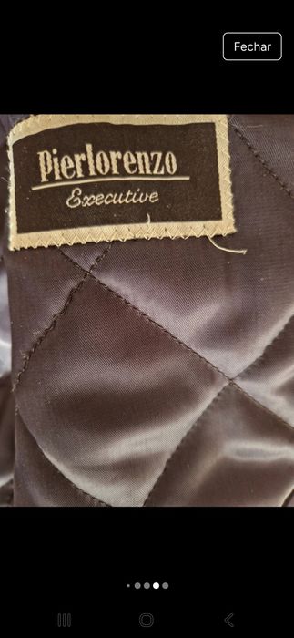 Casaco comprido azul Pierlorenzo, tamanho 46