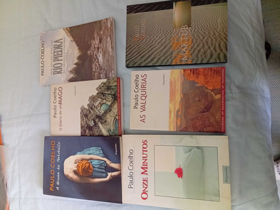 Coleção livros Paulo coelho pergaminho