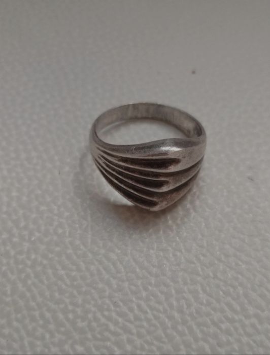 Stary srebrny pierścionek r 15