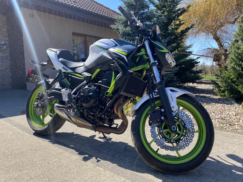 Kawasaki Z650 – 2021 – A2 – obniżony – gotowy do jazdy