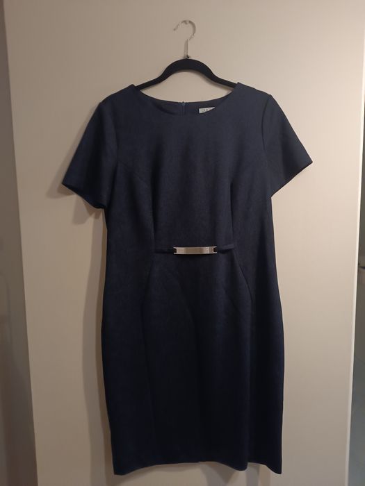 Sukienka quiosque rozmiar 42 granatowa brokatowa  oficjalna